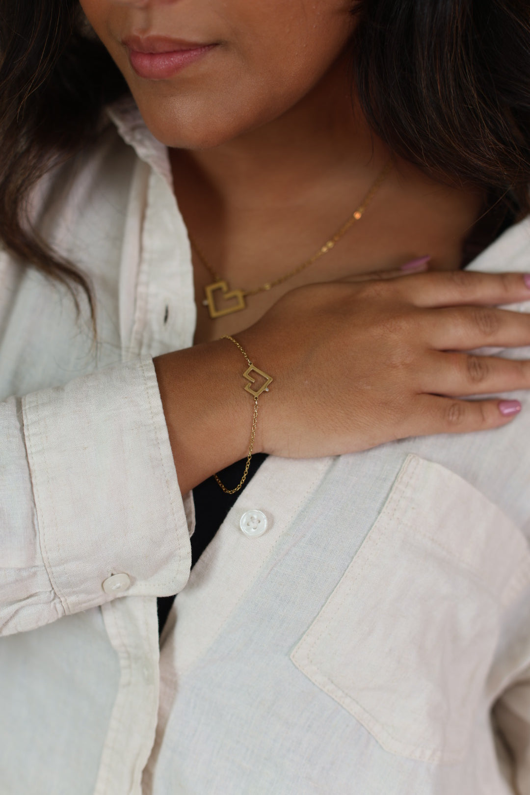 Love/ Hoob (حب) necklace (Koofi collagraphy)