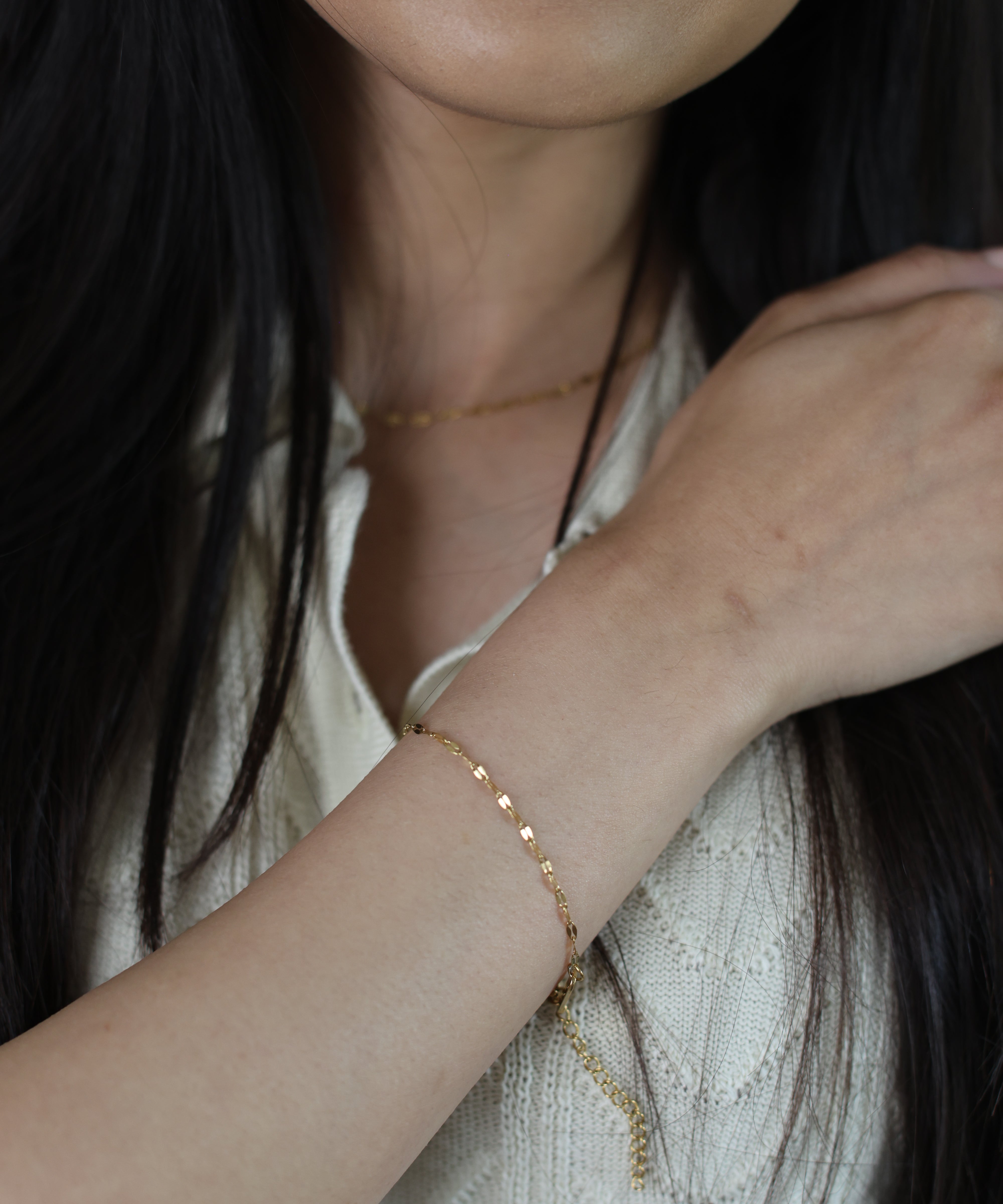 Lip Chain Bracelet (2mm)