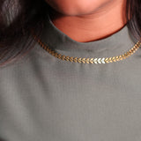 Leaf Chain Necklace – Natural Elegance (6mm)