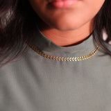 Leaf Chain Necklace – Natural Elegance (6mm)