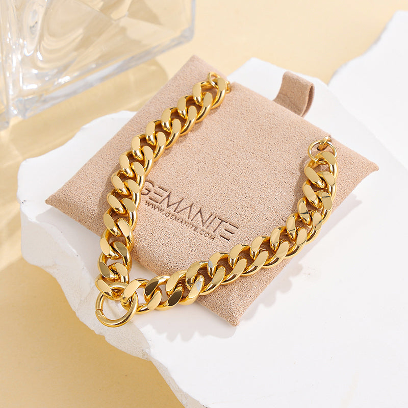 Cuban Link Chain Bracelet (8mm)