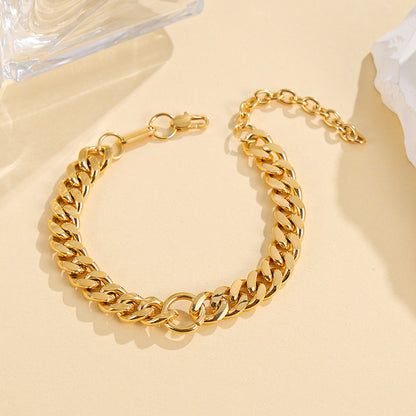 Cuban Link Chain Bracelet (8mm)