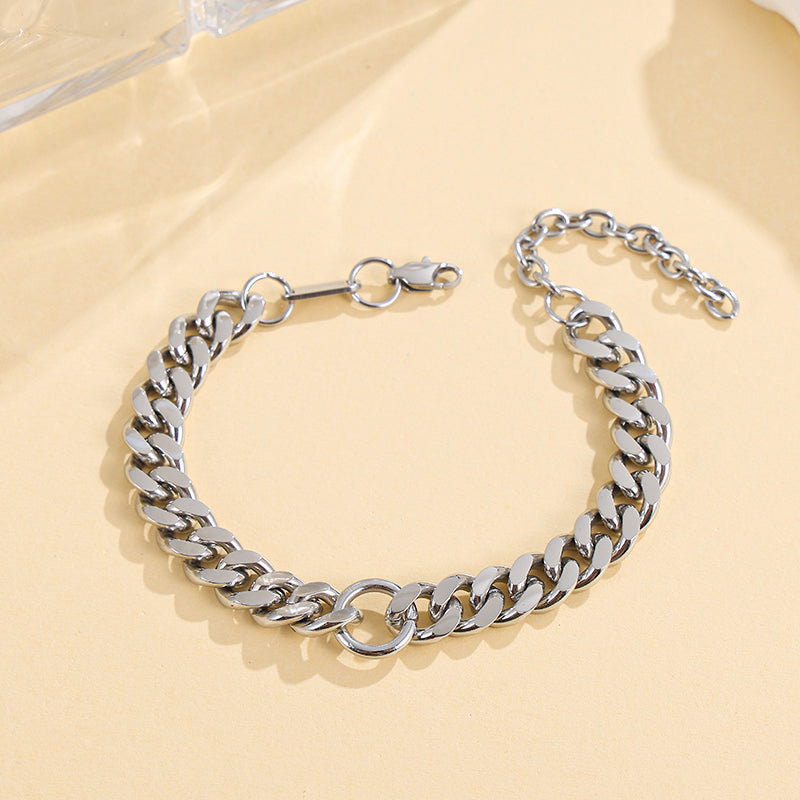 Cuban Link Chain Bracelet (8mm)