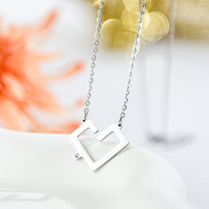 Love/ Hoob (حب) necklace (Koofi collagraphy)