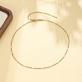 Hammered Chain Anklet