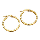 Hammered Hoop Earrings