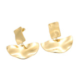 Hammered Drop Earrings