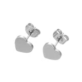 Heart Stud Earrings