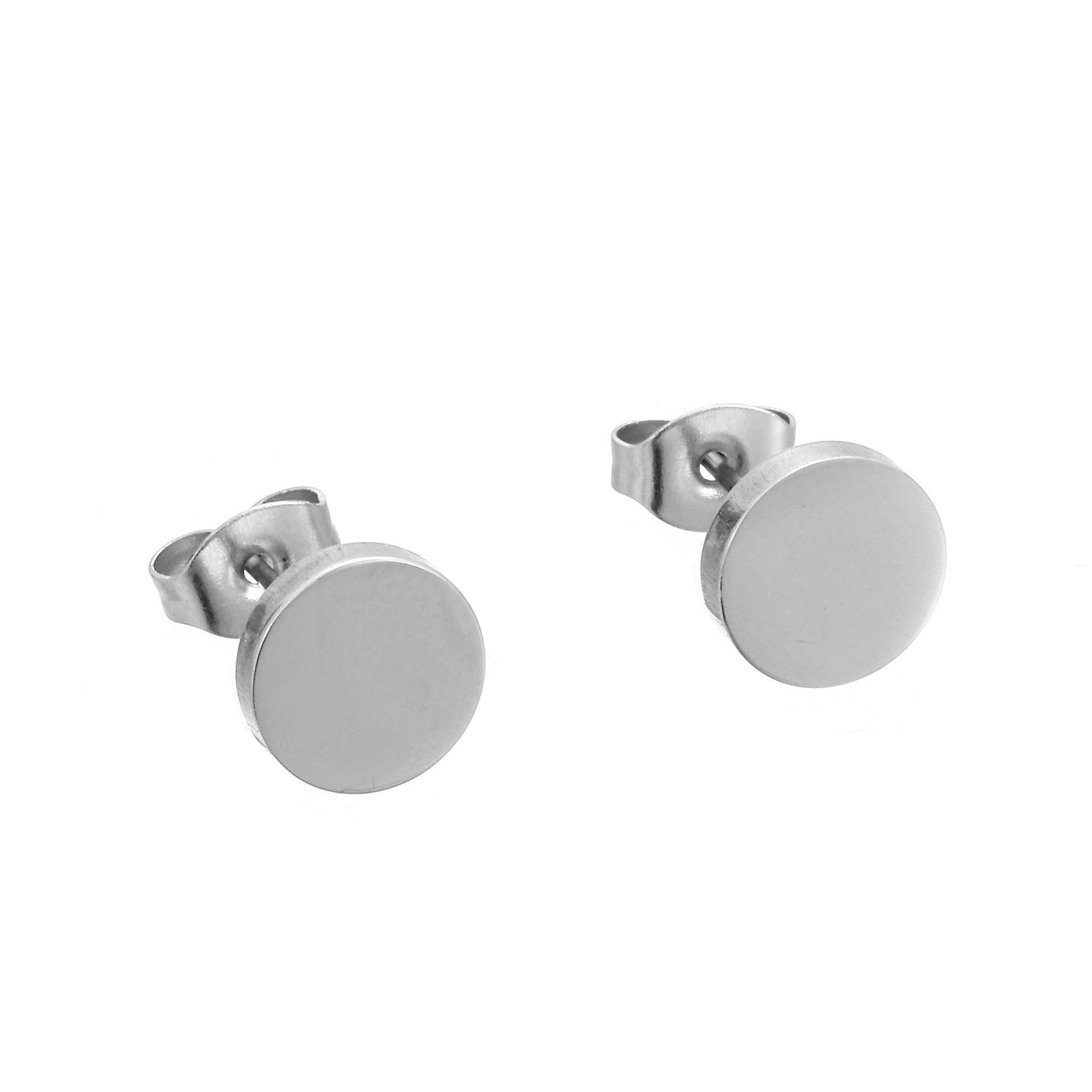Circle Stud Earrings