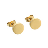 Circle Stud Earrings