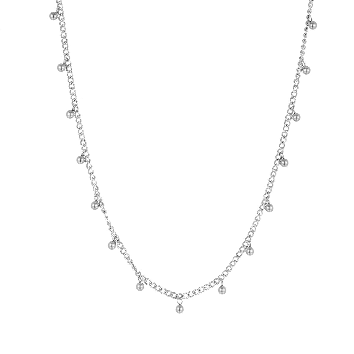 Dangling Bead Chain Necklace