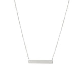 Custom Name Bar Necklace