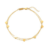 Double Layered Heart Bracelet