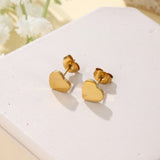 Heart Stud Earrings