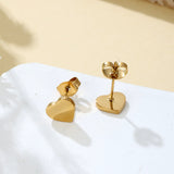 Heart Stud Earrings