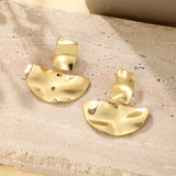 Hammered Drop Earrings