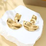 Hammered Drop Earrings