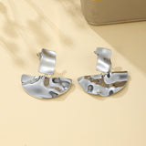Hammered Drop Earrings