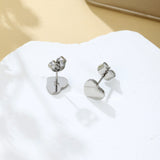 Heart Stud Earrings