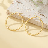 Hammered Hoop Earrings