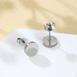 Circle Stud Earrings