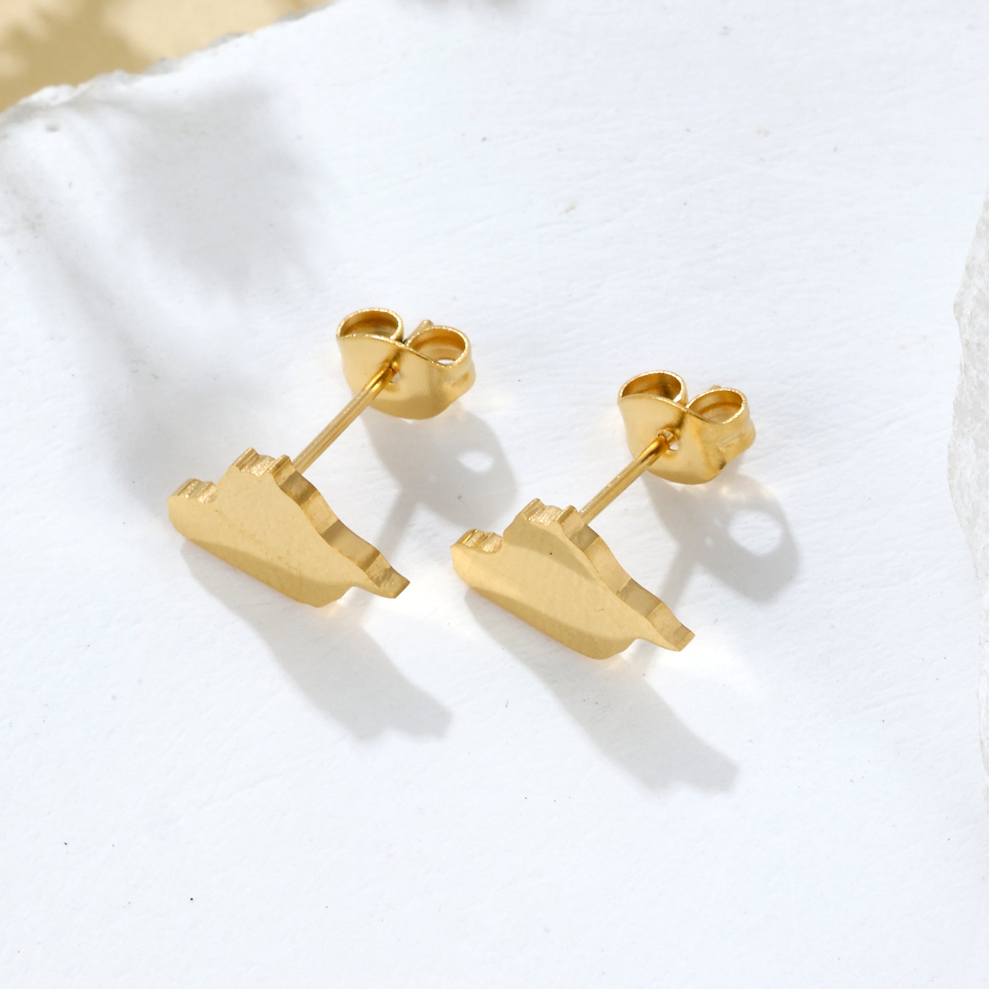 Syria Map Earrings