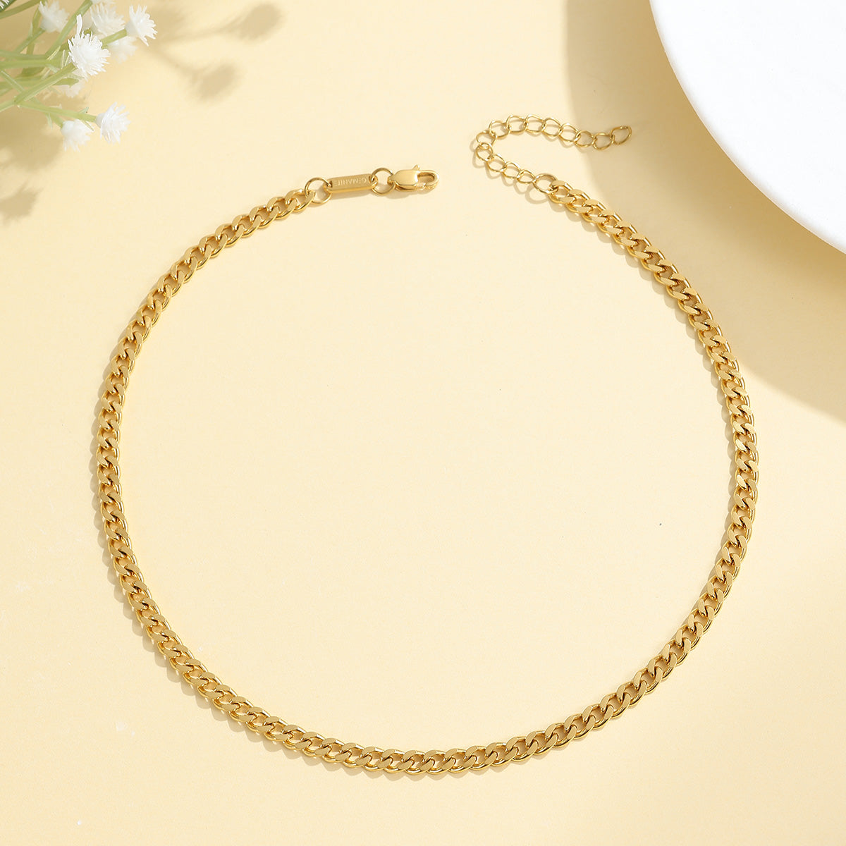 Curb Chain Bracelet (3mm)