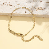 Link Chain Paperclip-Style Bracelet (2.5mm)