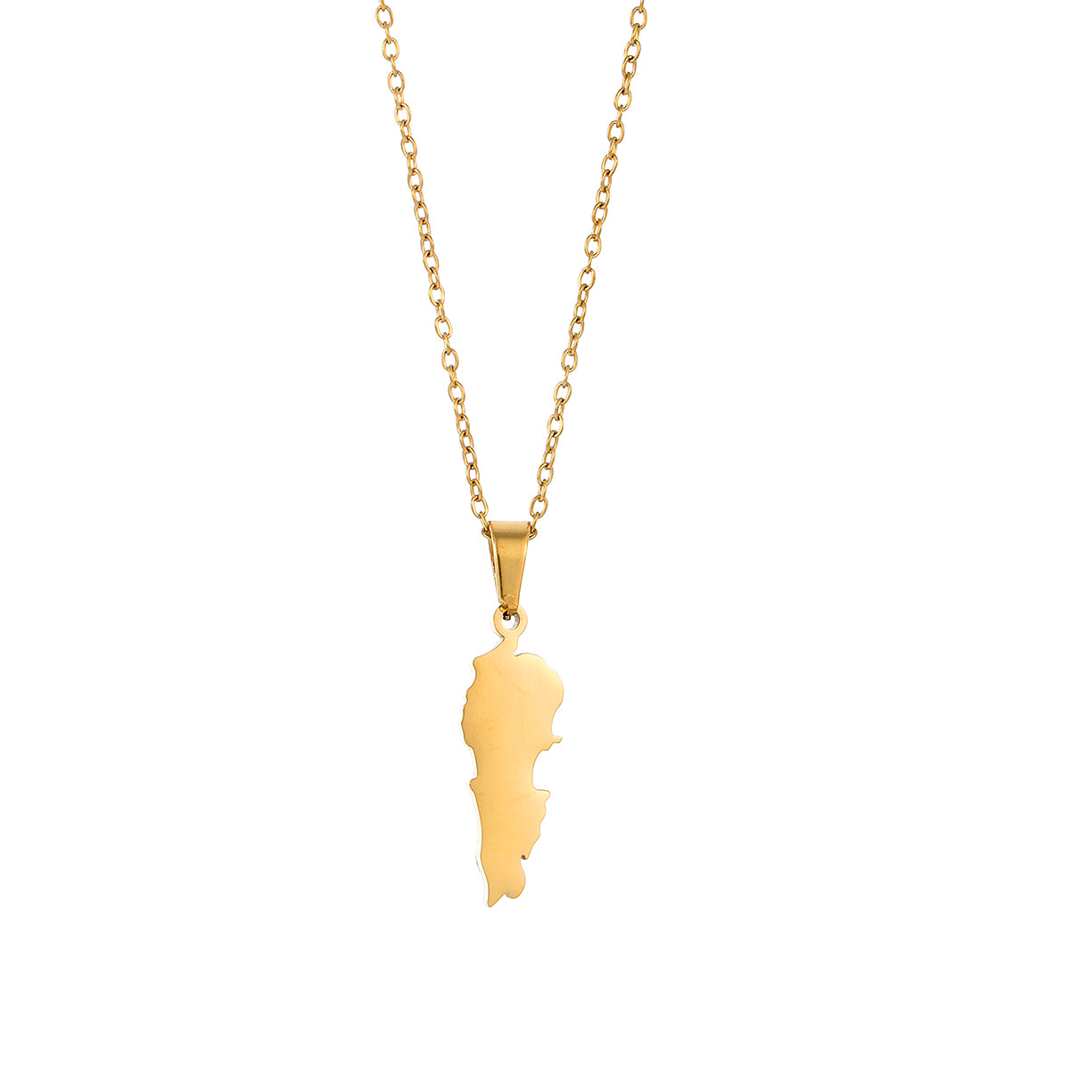 Map Necklace