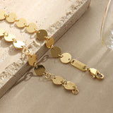 Round Disk Chain Bracelet – Delicate Radiance