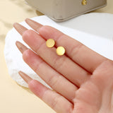 Circle Stud Earrings