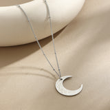 Beautiful Like The Moon/ (جميلة كالقمر) Crescent necklace