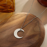 Beautiful Like The Moon/ (جميلة كالقمر) Crescent necklace