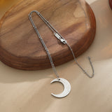 Beautiful Like The Moon/ (جميلة كالقمر) Crescent necklace