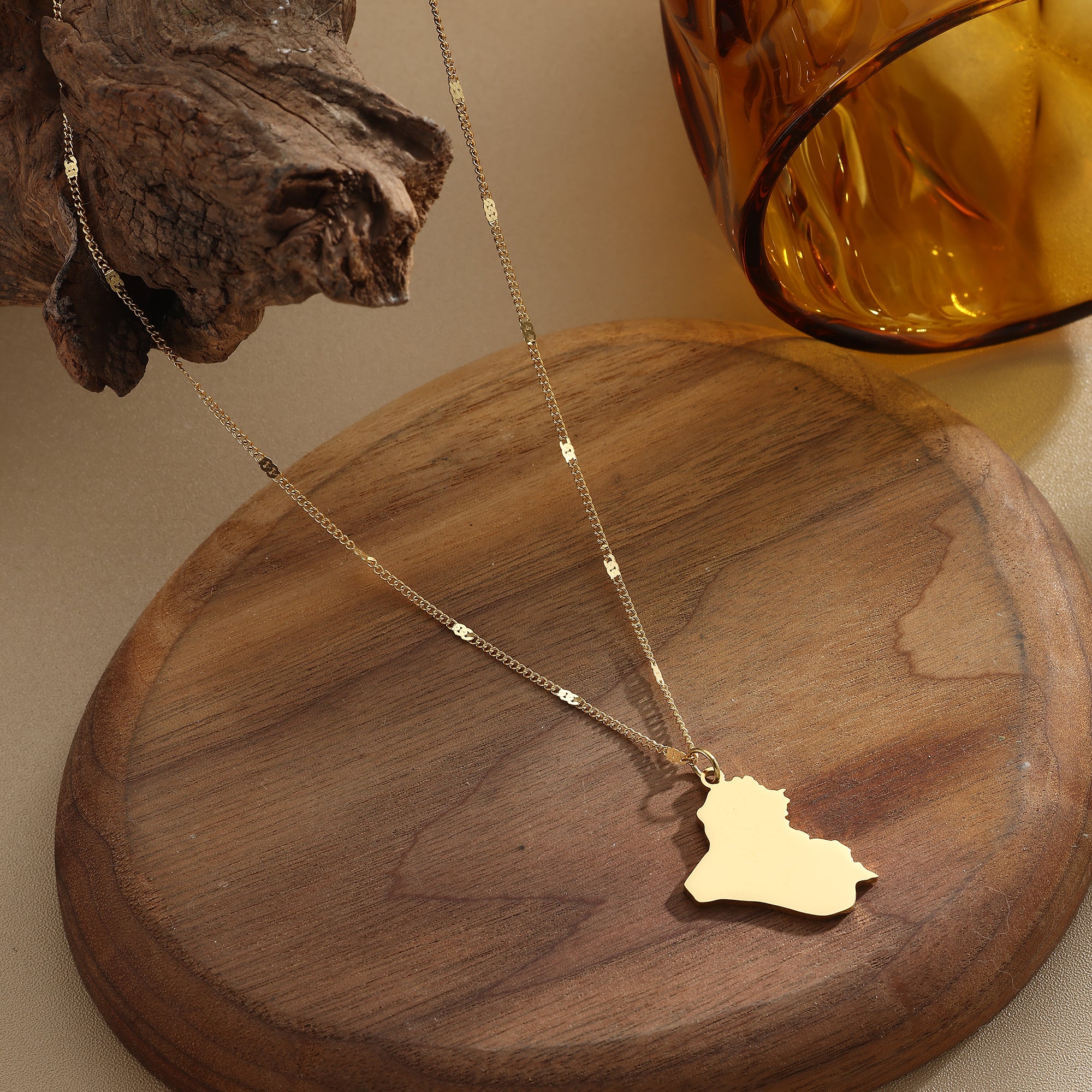 Map Necklace