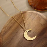 Beautiful Like The Moon/ (جميلة كالقمر) Crescent necklace