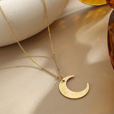 Beautiful Like The Moon/ (جميلة كالقمر) Crescent necklace