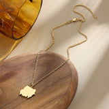 Map Necklace