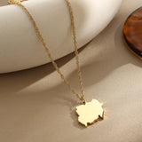 Map Necklace