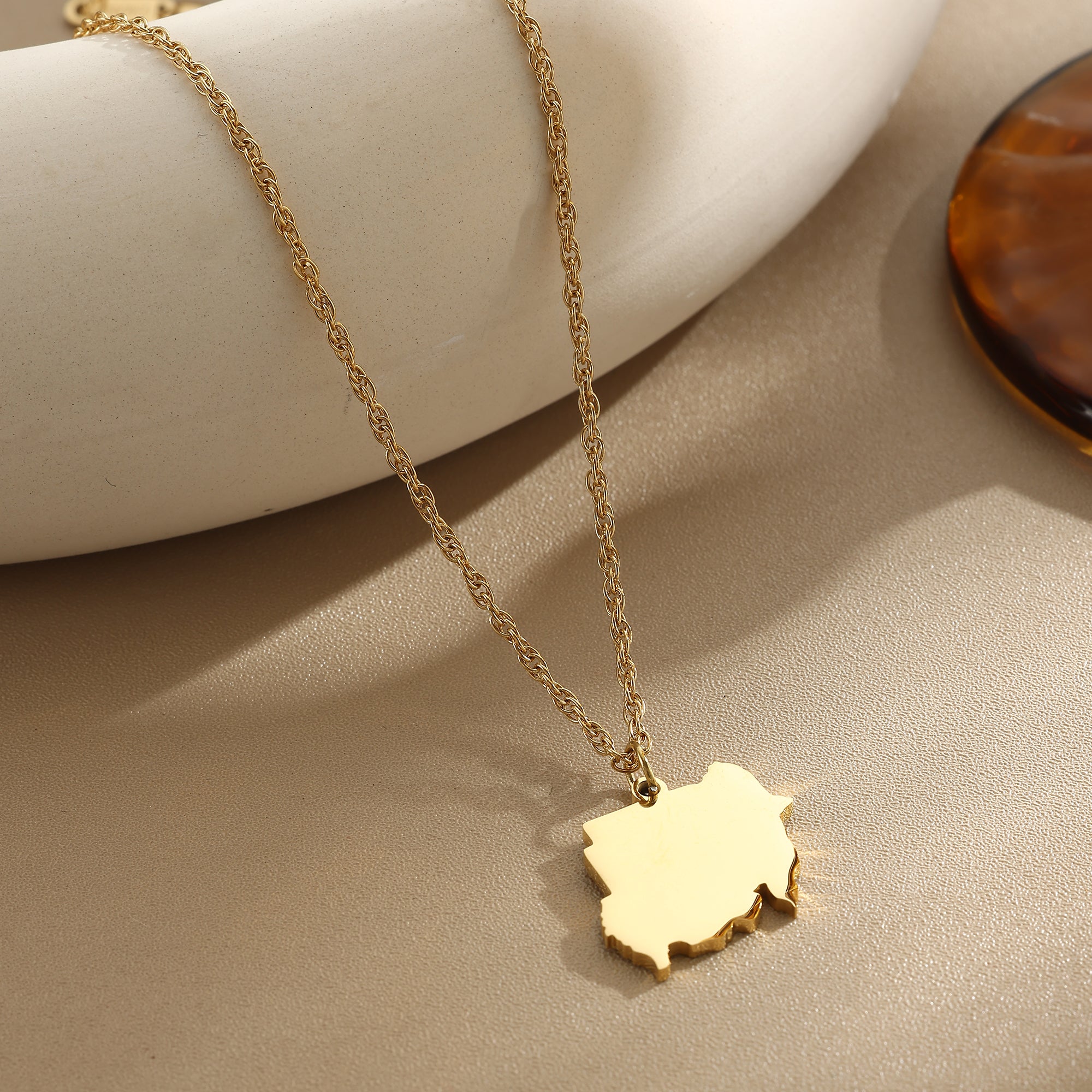 Map Necklace
