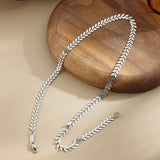 Leaf Chain Necklace – Natural Elegance (6mm)