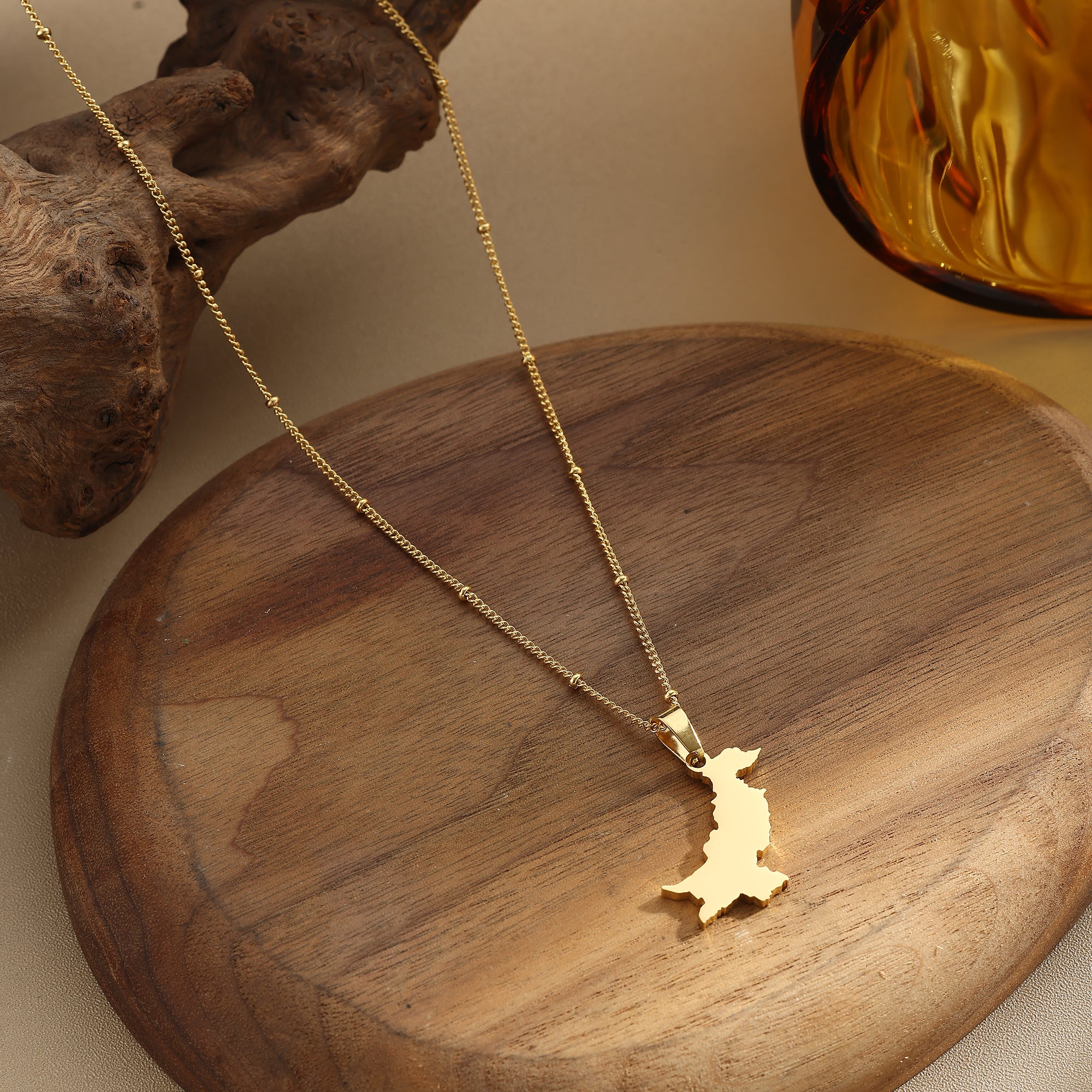 Map Necklace