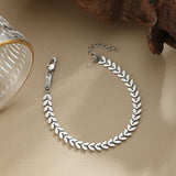 Leaf Chain Bracelet – Natural Elegance (6mm)