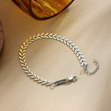 Leaf Chain Bracelet – Natural Elegance (6mm)