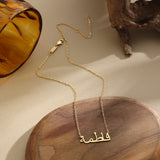 Custom Calligraphy Name Necklace (Made to Order)