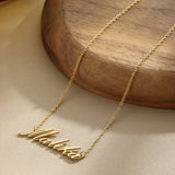 Custom Calligraphy Name Necklace (Made to Order)
