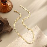 Leaf Chain Necklace – Natural Elegance (6mm)