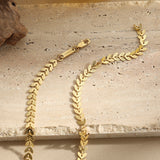Leaf Chain Necklace – Natural Elegance (6mm)