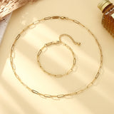 Link Chain Paperclip-style Necklace (4.0mm)