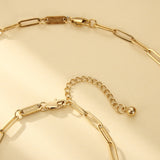 Link Chain Paperclip-style Necklace (4.0mm)